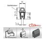 Sicherer Schutz dank Blech Kantenschutz mit Dichtlippe - CTA Dichtungen -  Velbert